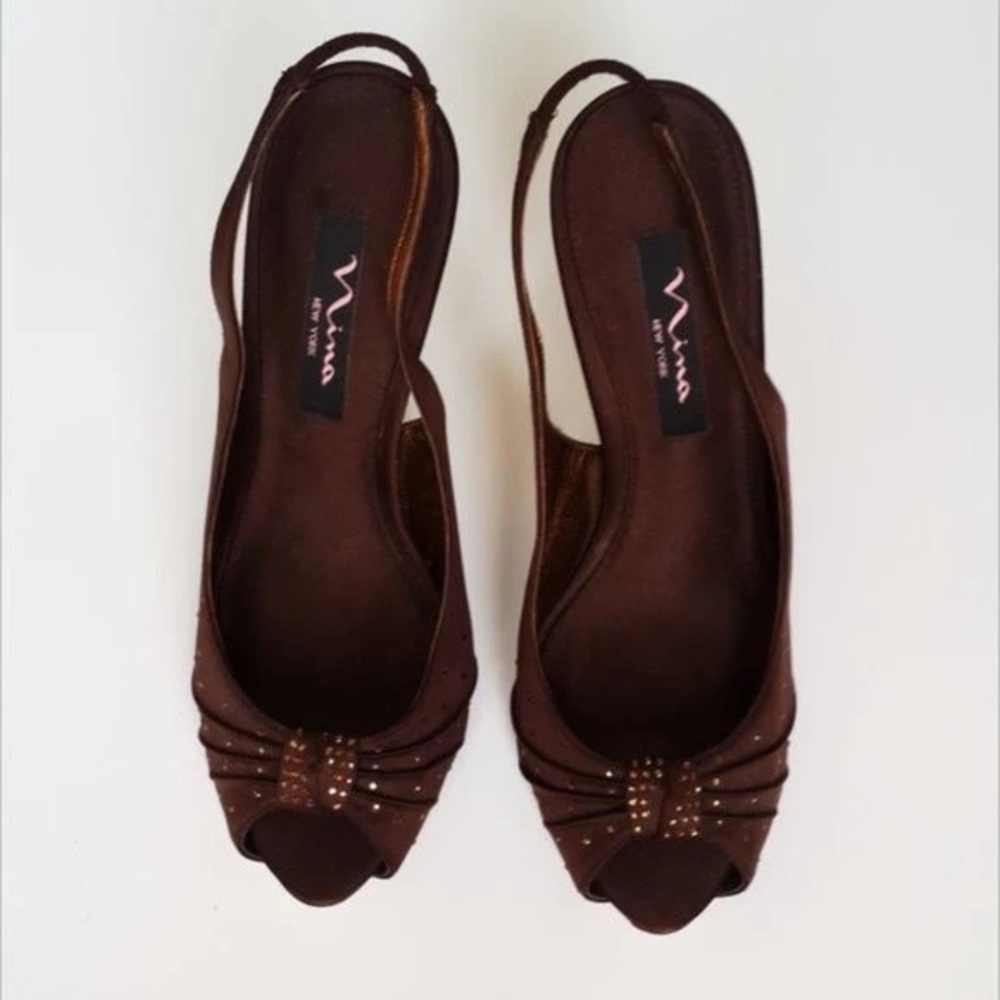 Nina Brown Heels